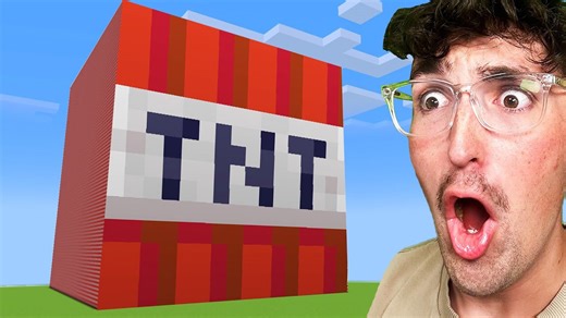 Blowing up 5,149,421 TNT to break a Minecraft record