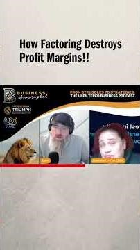 How Factoring Destroys Profit Margins!!