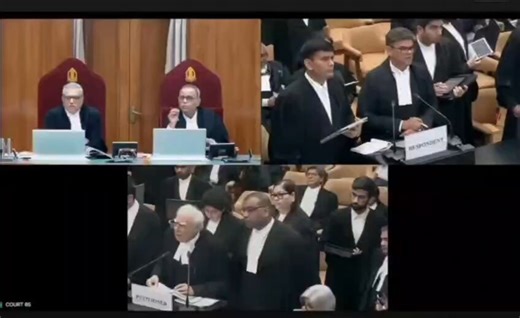 This fellow named Kapil Sibal either treats SC judges as if they are dumb who don’t know the ABC of law or he himself is so dumb that he doesn’t understand clearly laid down rules under the law…He raises points that are contrary to clearly laid down rules and the judges then have to enlighten him by quoting them as if he is a 1st year law student 🤦🏻Lawyers like Sibal and Singhvi have made a mockery of the court rooms of India!