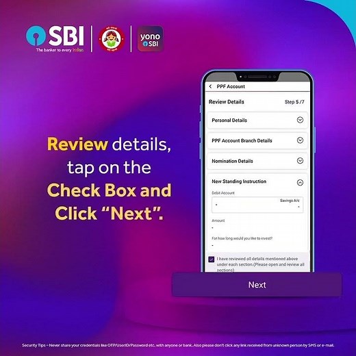 Open your PPF account in a few simple steps through YONO SBI.
