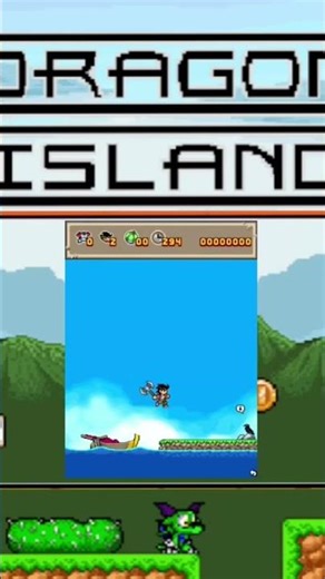 Dragon Island (2003) is a classic 2D action-adventure J2ME Java game developed by Macrospace,