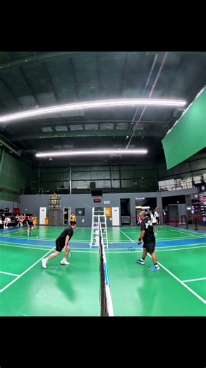 Badminton Action in Dubai 🏸 Monching & Queenie vs Jaycee & Samantha #YouTubePartnerPerks #badminton