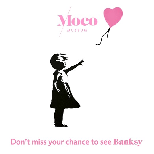 Experience the legendary art of Banksy in Amsterdam! Visit Moco Museum to see world-famous street art up close and personal. Get your tickets now and be inspired! | Moco Museum