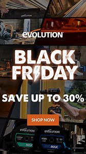 Black Friday Deals All Month Long!⚡ Our biggest tool bundle deals of the year and price cut up to 30% including mitre saws, table saws, circular saws, chop saws, disc cutters and more! Shop now: https://bit.ly/43ABeNy #SALE #PowerTools #BlackFriday | Evolution Power Tools - UK