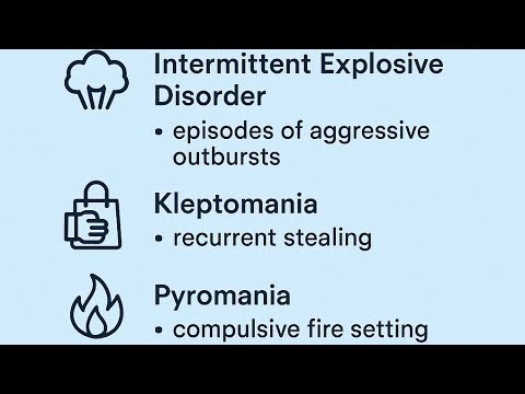 Impulse Control Disorders | IED, Kleptomania | & Pyromania Explained|