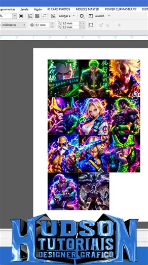 CorelDRAW uses macros VBA to automatically import and sort pictures HUDSON TUTORIAIS