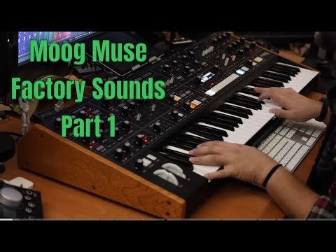 Moog Muse (Factory Sounds) Part. 1 | No Talking | ‪@MoogSynthesizers‬