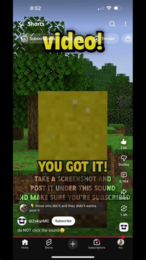 I DID IT CAN SUB AND COMENT TO AND LIKE BASICLY DO ALL