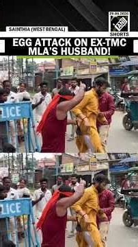 Locals hurled eggs at ex-TMC MLA Nilabati Saha's husband, over lack of development work in Bengal