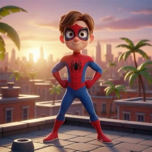 “The Day I Got Spider Powers 😱” #shorts #cartoon #animation #superhero #funny #spiderpowers