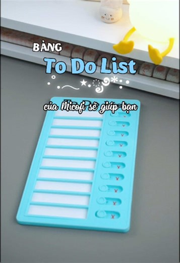 Có To Do List - Tiến bộ hơn mỗi ngày🍀 Đón chào năm mới – tạm biệt trì hoãn với Bảng To Do List 📋 🖊️ Quản lý công việc hiệu quả 📌 Theo dõi tiến độ – tạo động lực thực hiện mỗi ngày #review #micofiworkspace #todolist #lapkehoach #quanlycongviec