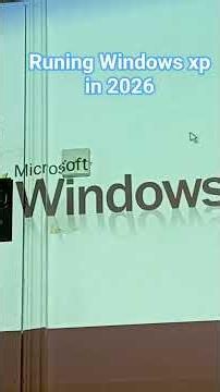 Running Windows xp in 2026 !!! #windowsxp #2026 windows xp vm