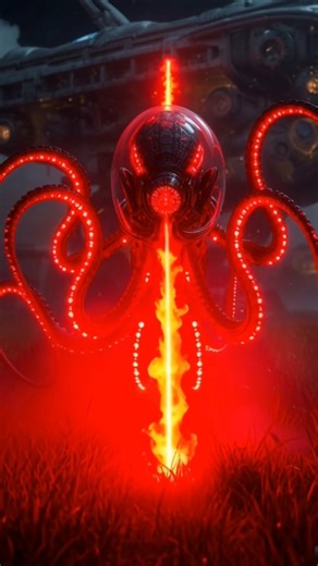 Alien Cyborg Fires Laser Eye #AlienCyborg #SpaceMonster #SciFiShorts #LaserEye #AlienAttack #alien