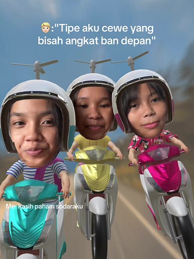 Angkat Ban Depan Sepeda Ala Tresya