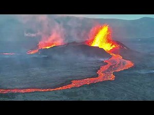 Volcanic Eruption in Iceland from our drone!