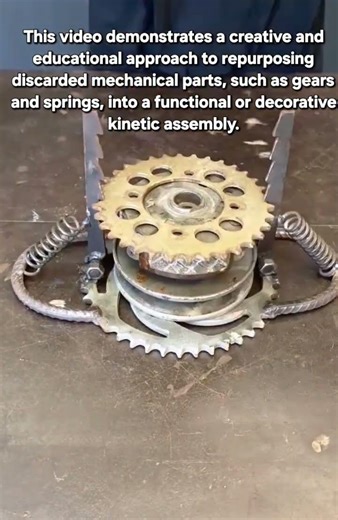 Upcycling Engine Components: DIY Kinetic Sculpture & Engineering Concepts