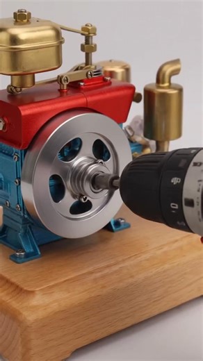 MUSA Mini 2.2cc Water-cooled Single-cylinder Four-stroke Gasoline Engine #diycrafts