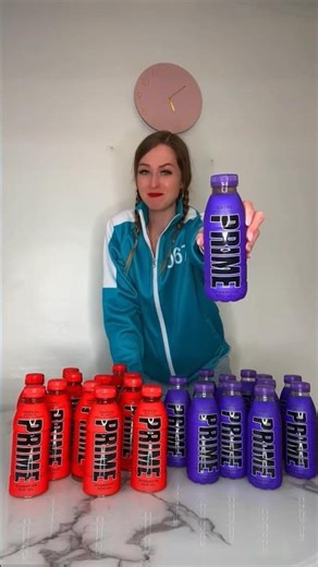 Trying PRIME for the FIRST TIME!!😬 | Rhia Official #Shorts