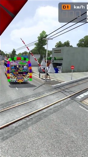 TRAIN VS BUS MOD BUSSID #shortsfeed #subscribe