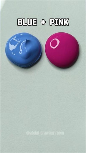 Blue + Pink = ??? 🤯 | Satisfying Color Mixing Shorts