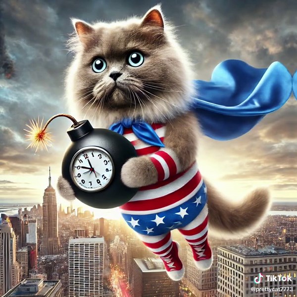 superman cat #cat #ai #aicat #猫