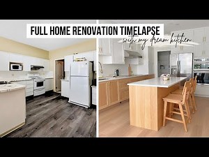 Full Home Renovation Time Lapse | Before & After Transformation