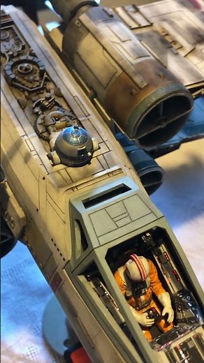 Big Scale Star Wars X-Wing Highly Detailed Cockpit Tour #starwarsmodels #xwingfighter #starwarsxwing