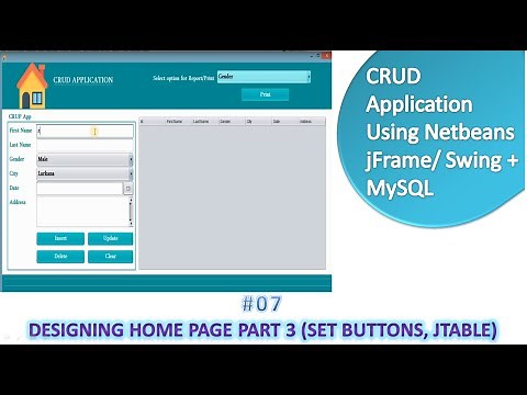 #7 How To Make GUI And Button Event in Java Netbeans - Part 3