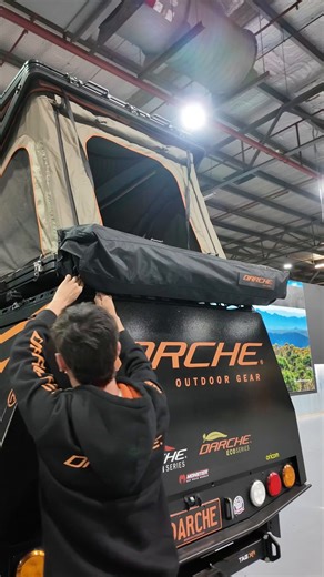 How easy is that! Here’s how to pack up the all-new Darche 360 awning. Tag a mate who needs this on their setup below! | Darche Outdoor Gear