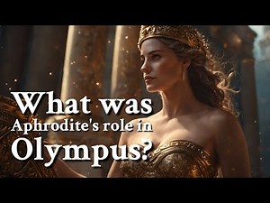 What was Aphrodite's role in Olympus? Greek Mythology Story