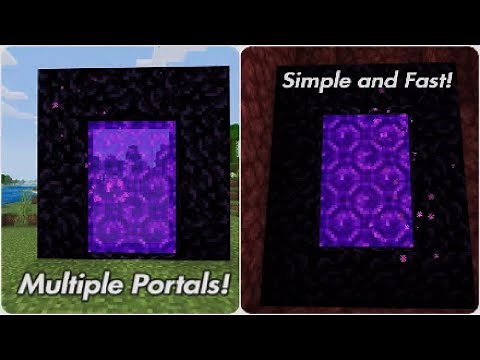 How to Link Nether Portals 1.19 - Minecraft Bedrock/Java