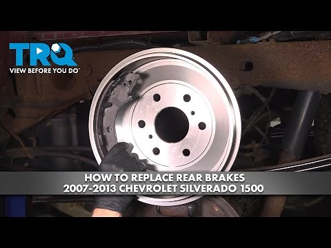 How to Replace Rear Brakes 2007-2013 Chevrolet Silverado 1500
