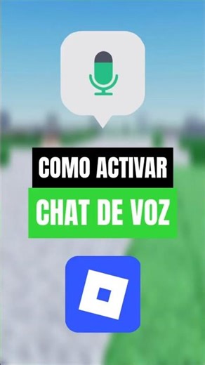 Cómo activar el chat de voz ✅️ en roblox 2026! #shorts #roblox #tutorial
