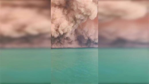 Viral Video Shows Egypt Sandstorm Devouring Ship in Suez Canal