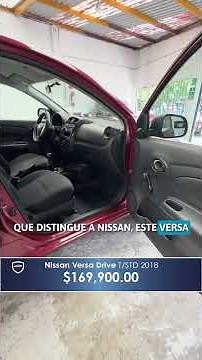 Nissan Versa Drive T/STD 2018 #autospuebla #ventacarros #autosseminuevos #nissanversa
