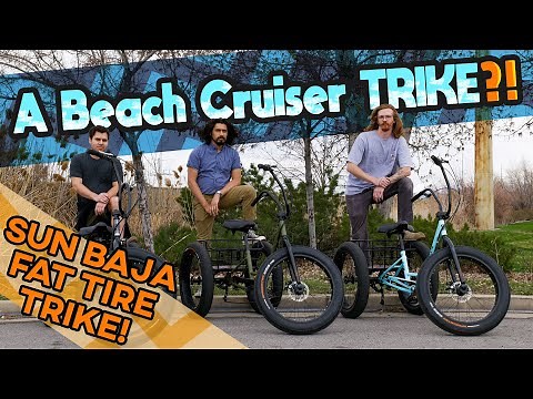 Conquer the Beach with the Sun Baja Fat Tire Trikes - Utah Trikes