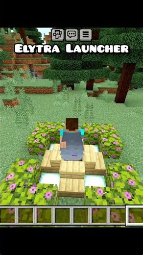 Elytra Launcher in Minecraft #minecraft #shorts
