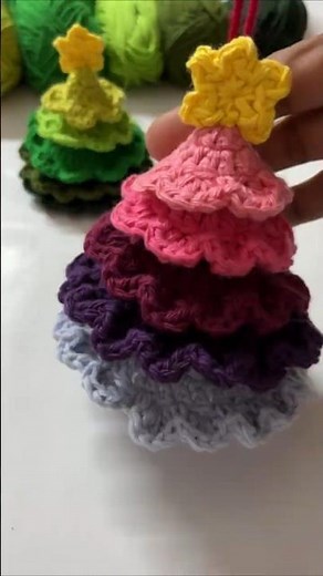 🌟🎄Wow Amazing ⚡️💯Super Easy Crochet Christmas Ornaments for Beginners 🌷 #diy #shorts #trending