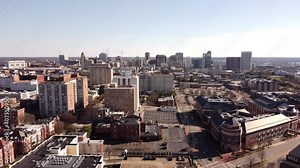 Downtown Richmond Virginia buildings 4k