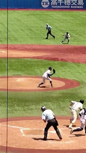 駒澤大学高等学校 山本拓弥投手 ナイスキャッチ