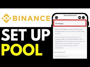 How To Set Up Binance Pool On Binance App 2025 (EASY GUIDE)