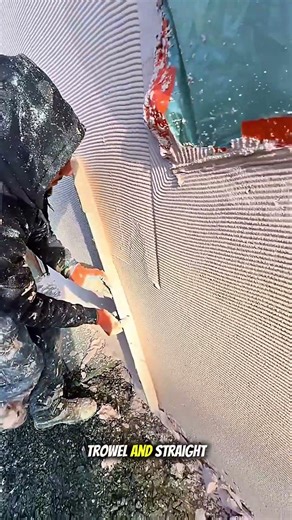 INSANE Wall Plastering Technique Using Notched Trowel | Satisfying Construction Process