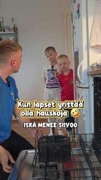 Kun lapset yrittää olla hauskoja 🤣🤭