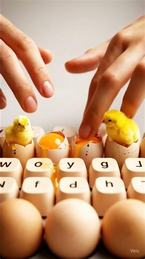 Egg Keyboard Typing ASMR | Satisfying & Soft Sounds #asmr