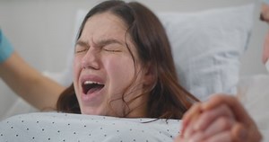 Close Pregnant Woman Giving Birth Baby Stock Footage Video (100% Royalty-free) 1069624243 | Shutterstock