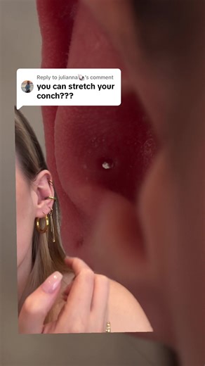 Stretched Piercing Reveal: Conch Piercing Explained