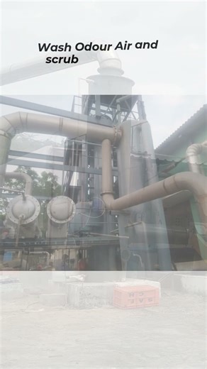 Odour Control System - Cooling Condenser, Scrubber, Bio Filter.