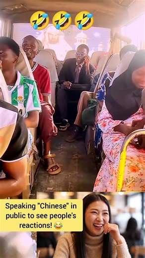 Speaking "Chinese" in public to see people's reactions! 😂They thought I was serious! Bus Prank