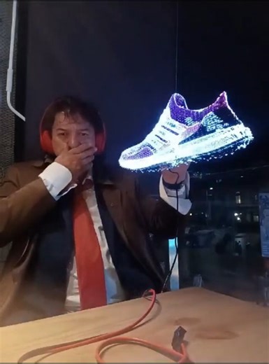 Watch Hologram Fan Holographic Projector Supports Wifi Connection  on Amazon Live