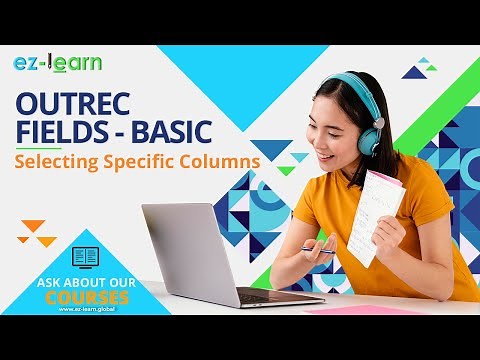 OUTREC FIELDS - Selecting Specific columns we want